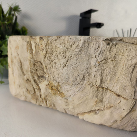 Каменная раковина из окаменелого дерева OD-04828 (72*51*15) 0178 из натурального камня