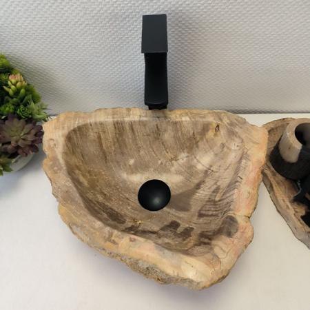 Раковина из окаменелого дерева Fossil Basin OD-02460 (45*33*16) 0092