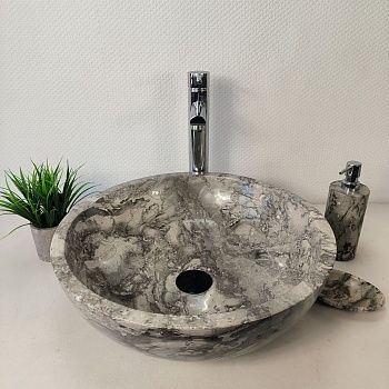 Раковина из мрамора Bowl Doreng BM-66090 (45*45*15) из натурального камня