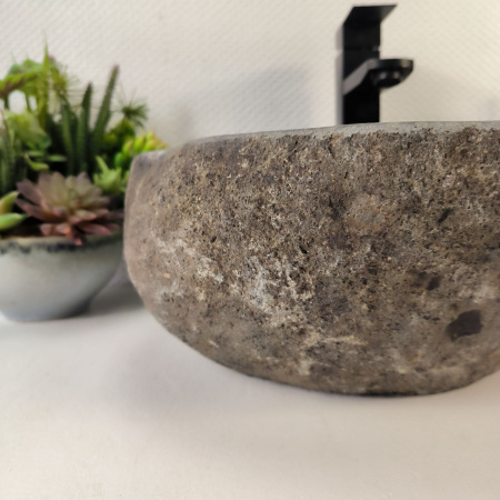 Каменная раковина из речного камня RS-05216 (44*36*15) 0861 из натурального камня
