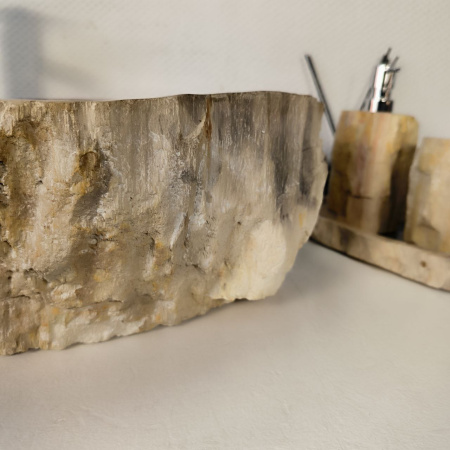 Каменная раковина из окаменелого дерева OD-04356 (60*50*15) 0176 из натурального камня