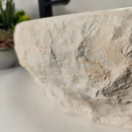 Каменная раковина из мрамора Erozy Cream EM-04946 (62*62*15) 0878 из натурального камня 