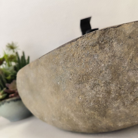 Раковина из речного камня RS03428 (47*37*15) 0123