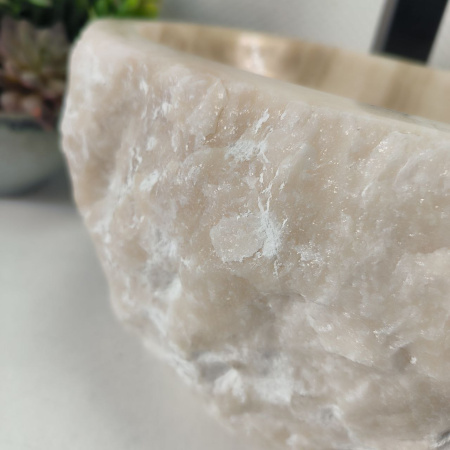 Каменная раковина из оникса Erozy White EO-04246 (43*32*16) 0212 из натурального камня