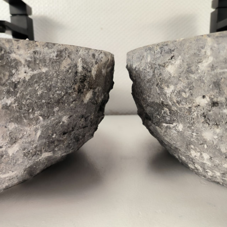 Каменная раковина из мрамора ПАРА!! Erozy Grey EM-04531 (46*46*15) 0186 из натурального камня