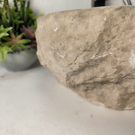 Каменная раковина из мрамора Erozy Cream EM-04958 (39*36*16) 0867 из натурального камня 