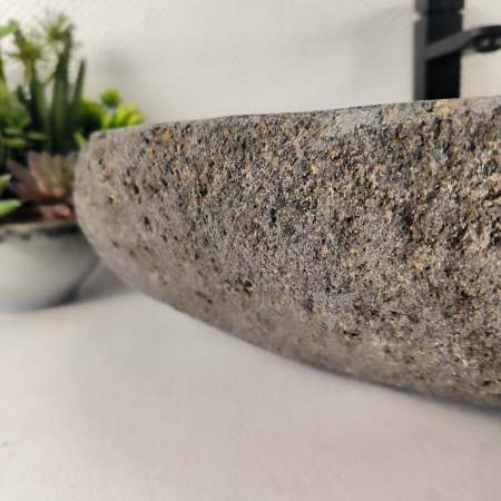 Каменная раковина из речного камня RS-04999 (66*49*15) 0858 из натурального камня