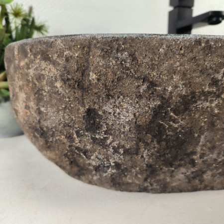 Каменная раковина из речного камня RS-05130 (69*34*15) 0866 из натурального камня