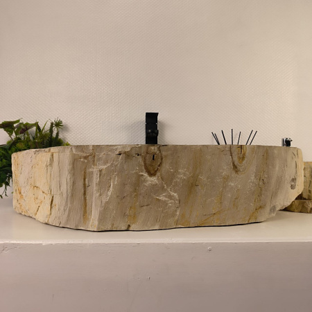 Каменная раковина из окаменелого дерева OD-04828 (72*51*15) 0178 из натурального камня