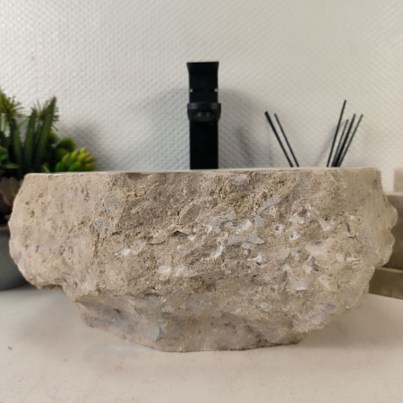 Каменная раковина из мрамора Erozy Cream EM-05325 (36*30*15) 0868 из натурального камня 
