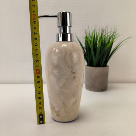 Дозатор для мыла из мрамора Cream DM-04063 (79)