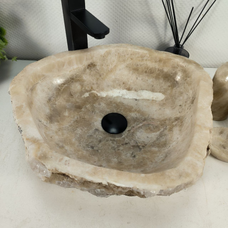 Каменная раковина из оникса Erozy BL EO-04491 (46*42*14) 0168 из натурального камня