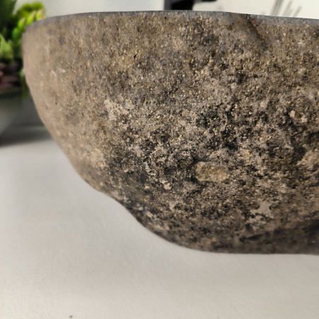 Каменная раковина из речного камня RS-04906 (51*45*15) 0857 из натурального камня