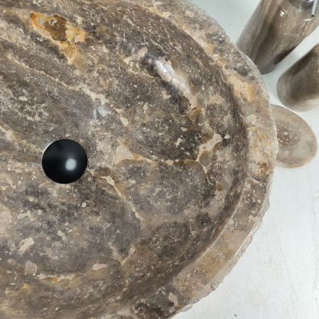 Каменная раковина из оникса Erozy Grey EO-04501 (54*44*15) 0157 из натурального камня