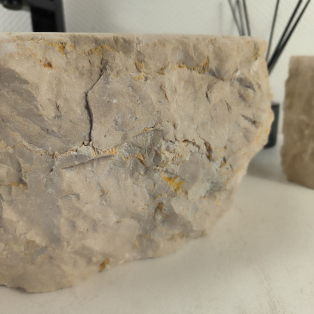 Каменная раковина из мрамора Erozy Cream EM-05124 (61*39*16) 0879 из натурального камня 