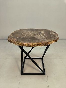 Столешница из окаменелого дерева ST-66182 (67х56х4)