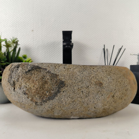 Каменная раковина из речного камня RS-05013 (40*31*15) 0860 из натурального камня