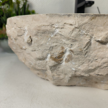 Каменная раковина из мрамора Erozy Cream EM-04955 (57*42*15) 0874 из натурального камня 