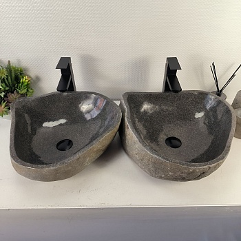 Раковина из речного камня ПАРА! RS-65495 47*43*15 0865