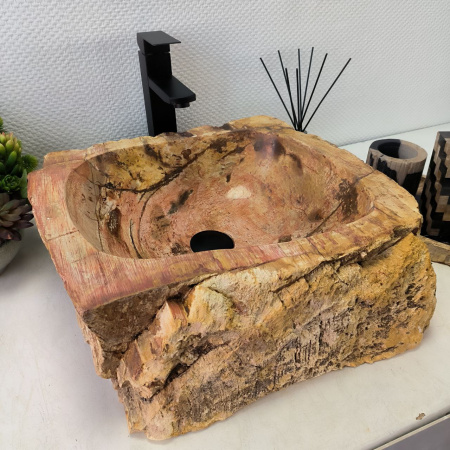 Раковина из окаменелого дерева Fossil Basin OD-02429 (45*43*15) 0088