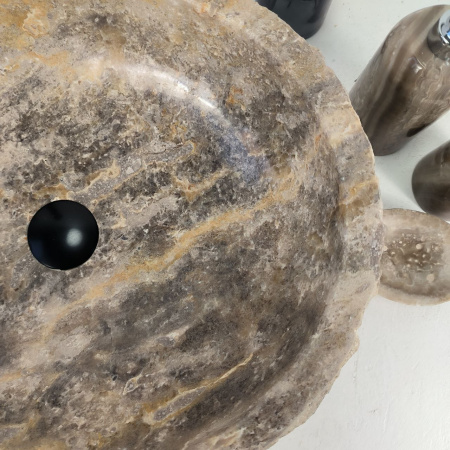 Каменная раковина из оникса Erozy Grey EO-04446 (51*42*15) 0156 из натурального камня