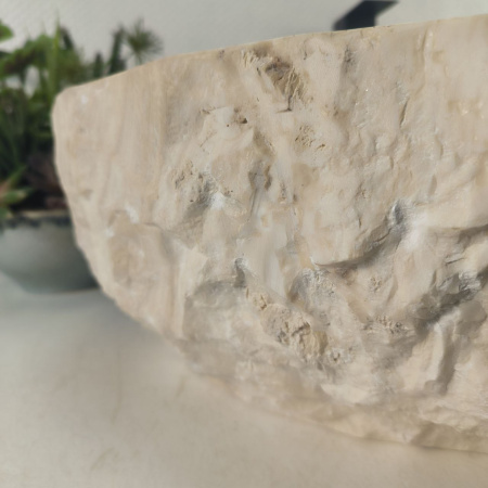 Каменная раковина из оникса Erozy White EO-04653 (62*52*16) 0215 из натурального камня