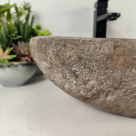 Каменная раковина из речного камня RS-05036 (51*35*16) 0857 из натурального камня