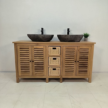 Тумба из массива тика 50050 Сити (160*55*84)