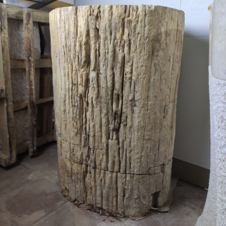 Раковина напольная из окаменелого дерева ODN-01499 (68*55*90)