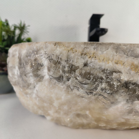 Каменная раковина из оникса Erozy Grey EO-04252 (49*40*16) 0156 из натурального камня