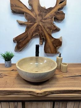 Раковина из оникса Bowl Sunset BO-65705 40*40*15 из натурального камня