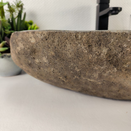 Каменная раковина из речного камня RS-04883 (60*37*15) 0862 из натурального камня
