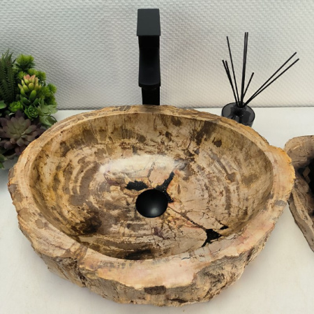 Раковина из окаменелого дерева Fossil Basin OD-02515 (51*38*14) 0089