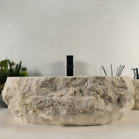 Каменная раковина из мрамора Erozy Cream EM-05126 (51*46*16) 0874 из натурального камня 