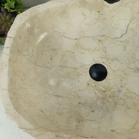 Каменная раковина из мрамора Erozy Cream EM-05029 (60*46*15) 0877из натурального камня 