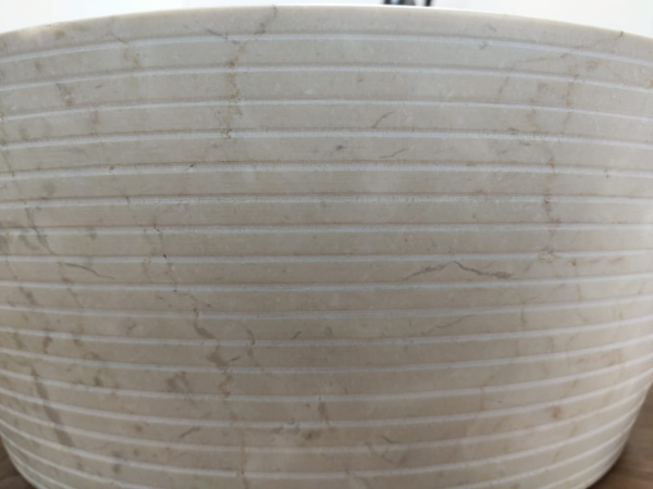 Раковина из мрамора Drum Cream Allur Medium DM-00196 (45*45*15см)