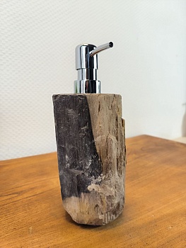 Дозатор для мыла из окаменелого дерева DOD-66169 из натурального камня