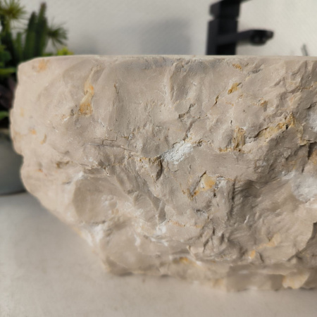 Каменная раковина из мрамора Erozy Cream EM-05127 (62*42*16) 0879 из натурального камня 