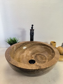 Раковина из оникса Bowl Sunset BO-65634 45*45*17 из натурального камня