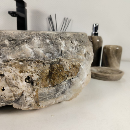 Каменная раковина из оникса Erozy Grey EO-04434 (58*48*15) 0157 из натурального камня