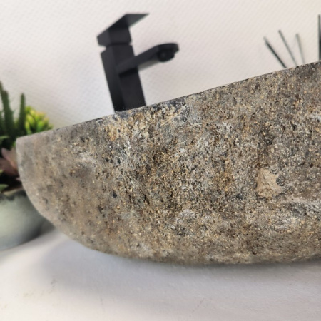 Раковина из речного камня RS03390 (55*41*15) 0123