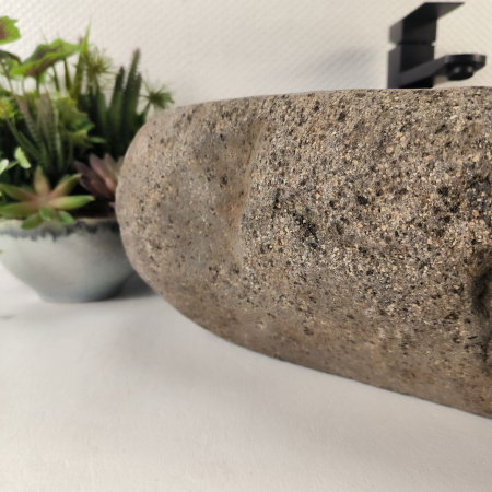 Каменная раковина из речного камня RS-05245 (60*43*17) 0862 из натурального камня