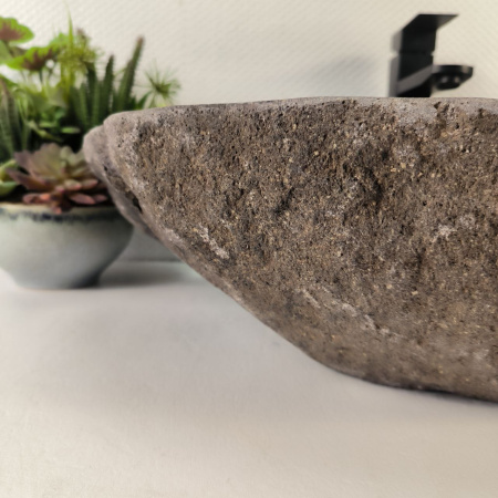 Каменная раковина из речного камня RS-05235 (64*39*15) 0858 из натурального камня