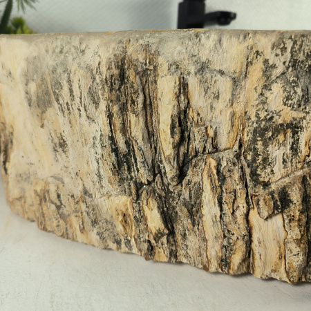Каменная раковина из окаменелого дерева OD-04781 (70*50*16) 0178 из натурального камня