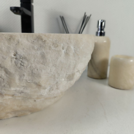 Каменная раковина из оникса Erozy White EO-04375 (45*40*15) 0213 из натурального камня