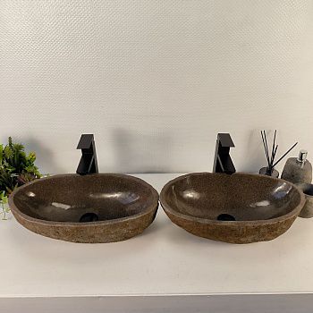 Раковина из речного камня ПАРА! RS-65543 51*28*15 0865