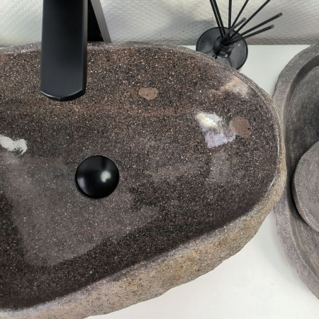 Каменная раковина из речного камня RS-04886 (50*36*15) 0861 из натурального камня