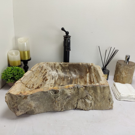 Раковина из окаменелого дерева Fossil Basin OD-00430 (49*45*13)