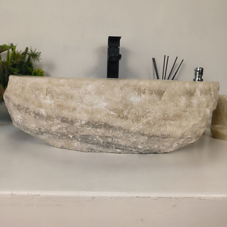Каменная раковина из оникса Erozy Grey EO-04290 (52*42*15) 0162 из натурального камня