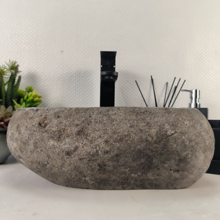 Каменная раковина из речного камня RS-04980 (40*28*14) 0860 из натурального камня